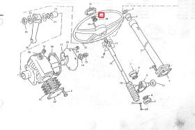 LAND ROVER 552804G - TUERCA BARRA DE DIRECCION