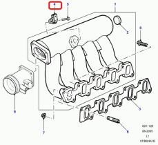LAND ROVER MHK100640 - SENSOR TEMPERATURA PRESION