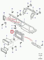 LAND ROVER FWJ000110PMA - MOLDURA-JUEGO INTERRUPTORES-CONSOLA CENTRAL, NEGRO (NO ORIGI