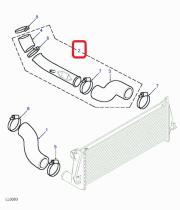 LAND ROVER PNH102101 - CONJUNTO TUBO FLEXIBLE-INTERCOOLER-TURBOCOMPRESOR