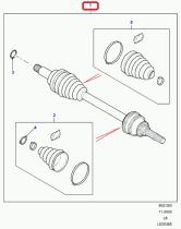 LAND ROVER TDB104990 - ARBOL MOTOR-DELANTERO, LH