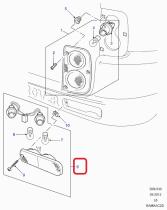 LAND ROVER XFB000280 - CONJUNTO DE LÁMPARAS-TRASERAS, LD