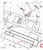 LAND ROVER 155088 - MOSQUITERA FRONTAL