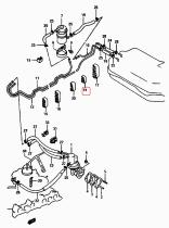 SANTANA 15892-60A00 - CLIP TUBERIA COMBUSTIBLE