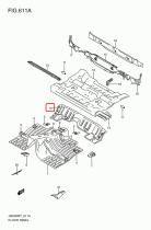 SANTANA 61700-84A01 - PANEL PISO TRASERO