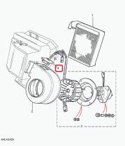 LAND ROVER UTP1282 - MAZO DE CABLES-IMPULSOR-CALENTADOR, LHD