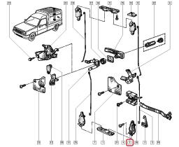 RENAU 7700763849 - CERRADURA PTA