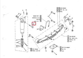 LAND ROVER 253826 - TORNILLO 7 1/4 X 7/16 UNF 1.5 INCH