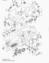 SUZUKI 37430-64J00-5PK - INTERRUPTOR,LUZ EMERGENCIA