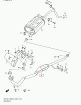 SUZUKI 14190-75F11-000 - SISTEMA ESCAPE DPF/CATALIZADOR