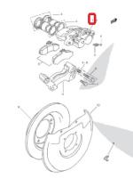 SANTANA A850050-000R - CONJUNTO CALIPER L/D RESTAURADO