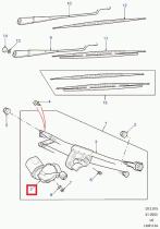 LAND ROVER DLB101540 - MOTOR DEL LIMPIACRISTALES
