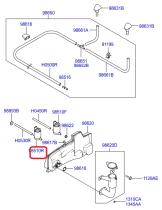 HYUNDAI 98520H1000 - MOTOR Y BOMBA - LAVAPARABRISAS, PARTE TRASERA
