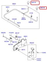 HYUNDAI 98630H1000 - CONJUNTO DE BOQUILLA - LAVAPARABRISAS