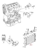 VOLKSWAGEN 191-121-253/L - RADIADOR MOTOR