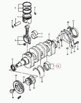 SUZUKI 12300-73811 - COJINETE BANCADA