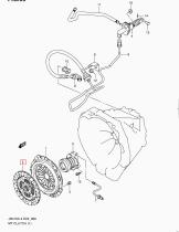 SUZUKI 22400-66J00-000 - DISCO EMBRAGUE
