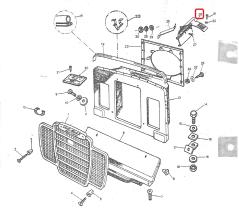 LAND ROVER 551714 - CUBIERTA PARA RADIADOR DE 2,25 LITROS