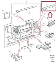 LAND ROVER BTR7714LNF - ACABADO CONSOLA CENTRAL