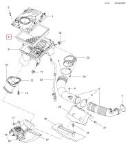 OPEL 834895 - ELEMENTO FILTRANTE DE AIRE