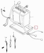 SANTANA 33660-85C00 - BANDEJA BATERIA