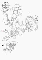 SUZUKI 12100-85822-0A0 - JUEGO PISTONES STD