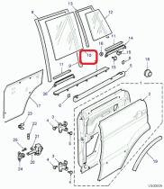 LAND ROVER CVB000360 - CRISTAL DE PUERTA TRASERA DERECHA