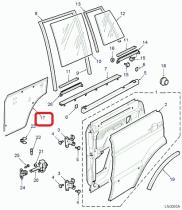 LAND ROVER ELD500120 - CUBIERTA PROTECTORA TRASERA DERECHA