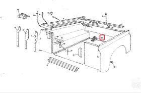 LAND ROVER 159511 - REPUERZO CAJA DE CARGA