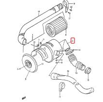 SANTANA 13720D80020 - CARCASA FILTRO MANN USADA