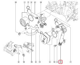 RENAU 210473766R - TUBO ENTRADA AGUA
