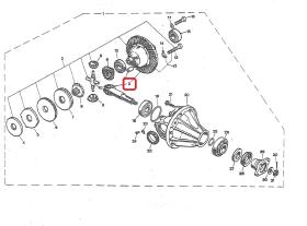 LAND ROVER RTC2990R - CORONA Y PIÑON DIFERENCIAL RECUPERADO 47:10