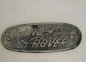 LAND ROVER 332670R - PLACA OVALADA LAND ROVER SERIE 1  RECUPERADO
