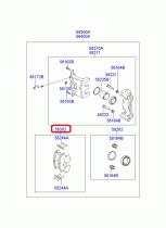 HYUNDAI 58302-26A00 - PASTILLAS DE FRENO TRASERAS