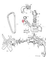 LAND ROVER 263630 - TERMOSTATO DE CODO DE ENTRADA DE AGUA LAND ROVER SERIE 1 2