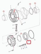 LAND ROVER RTC6710G - ANILLO OBTURADOR RAD.TRAS.-CIGUENAL GENUINO
