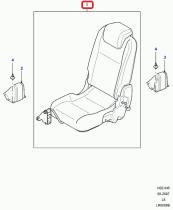 LAND ROVER HLD502690PVJR - ASIENTO TRASERO, LH, TELA DEFENDER NEGRA RECUPERADO