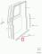 LAND ROVER ALR6250 - RETEN UMBRAL PUERTA DELANTERA